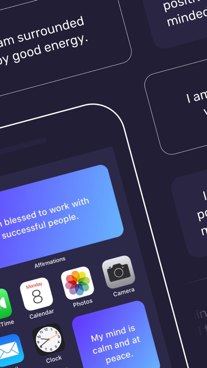 Positive Affirmations Widget