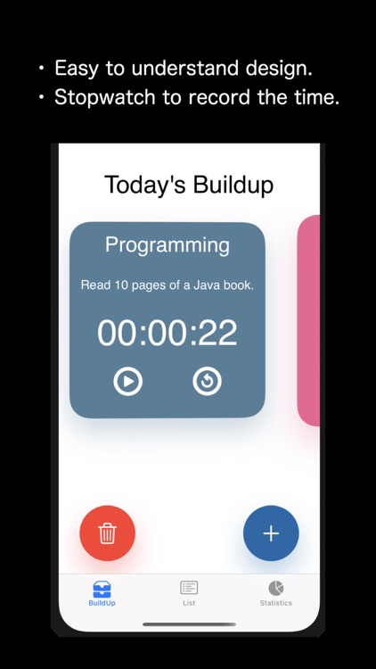 BuildUp - Measure and graph