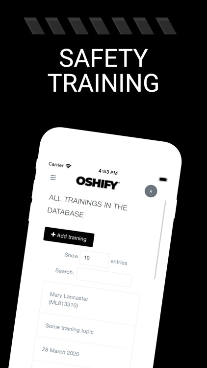 OSHIFY® Safety Application screenshot-3