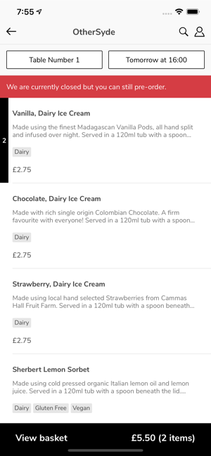 OtherSyde: Food & Drinks Menu(圖2)-速報App
