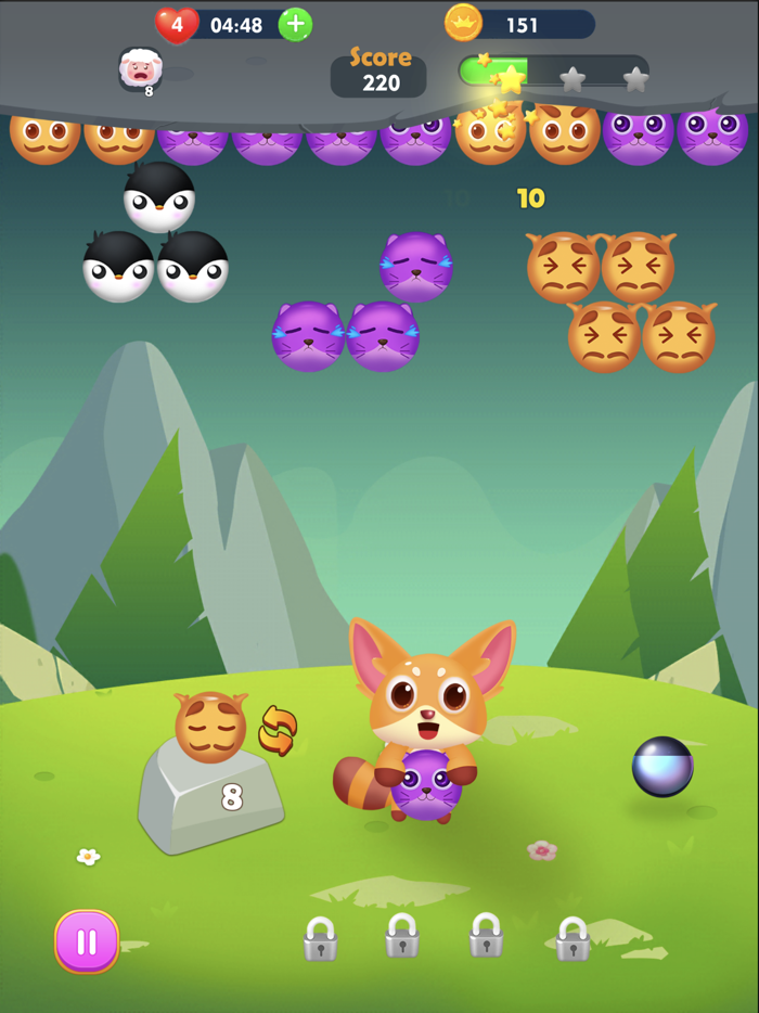 Bubble Shooter-Animals Match
