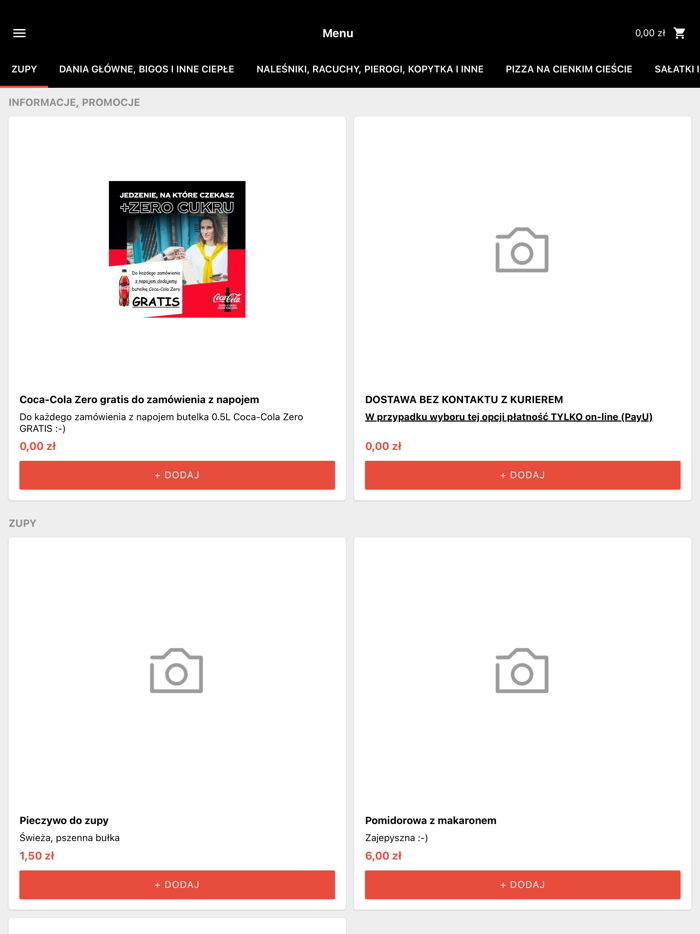 Dobre Jadło - zamówienia