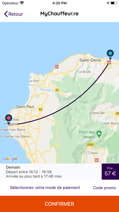 MyChauffeur – La nouvelle App screenshot 4