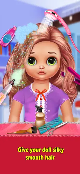 Game screenshot Cute Girls Doll Hair Salon apk