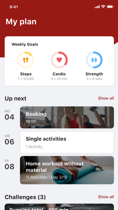 Screenshot #1 pour Jimmy's Fitness App