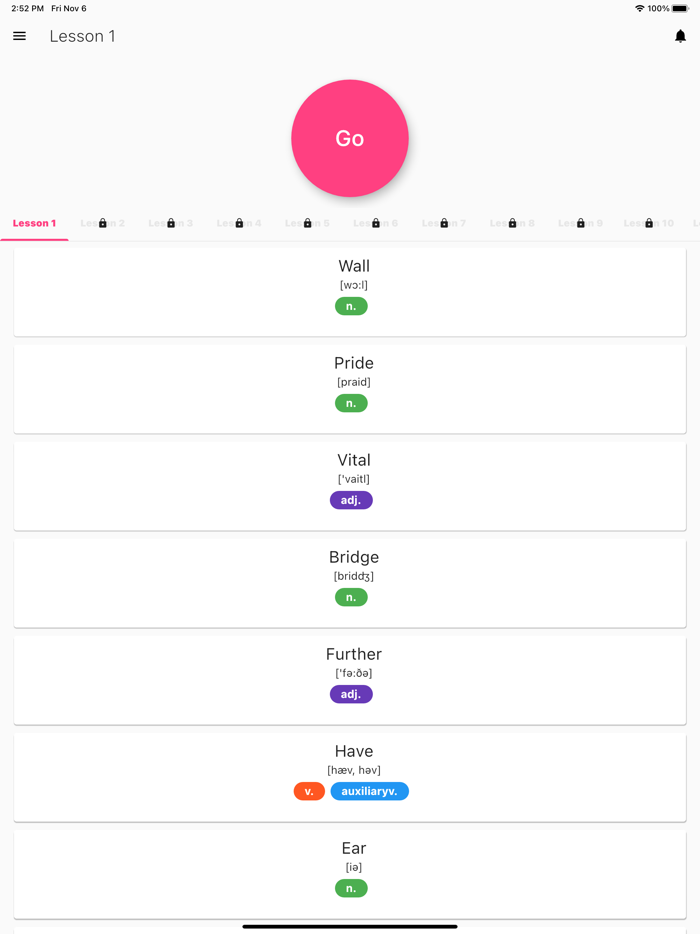 Voca3000 - Học từ vựng