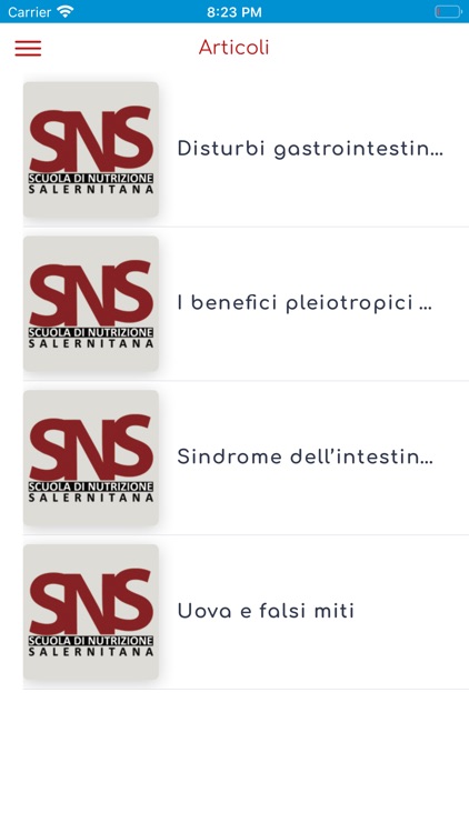 Scuola Nutrizione Salernitana screenshot-3