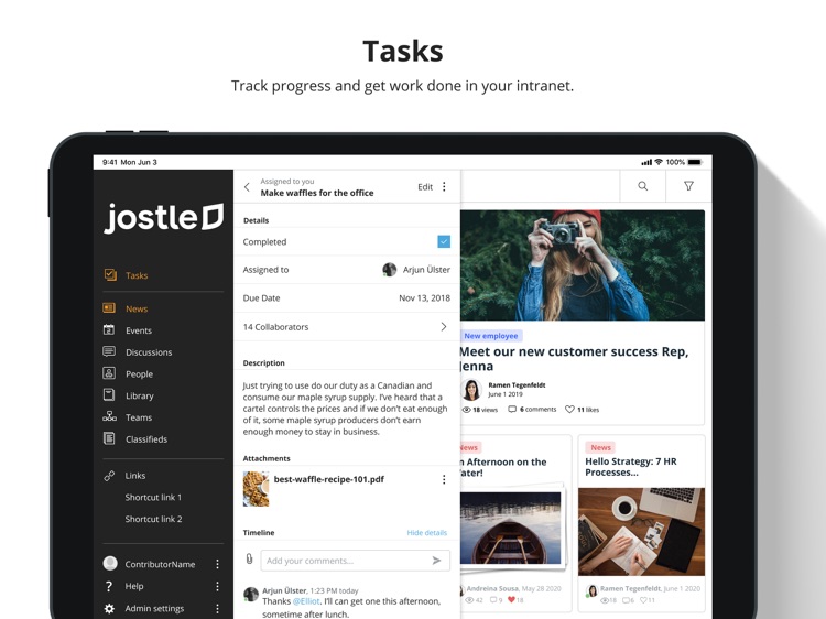 Jostle for iPad screenshot-4