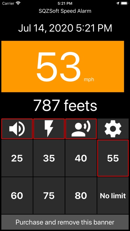SQZSoft Speed Alarm
