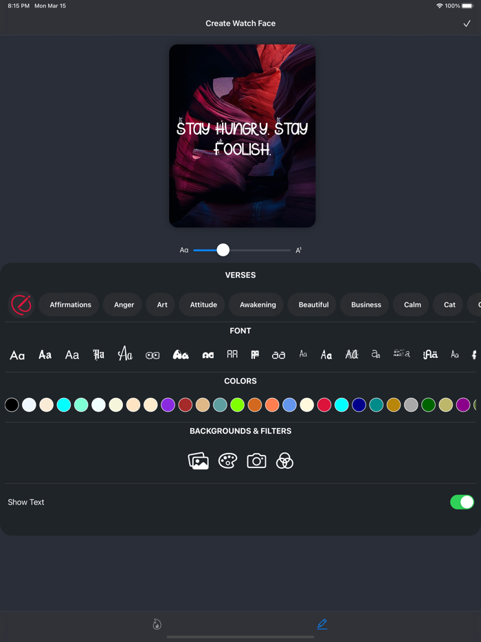 Watch Faces Motivation Quotes