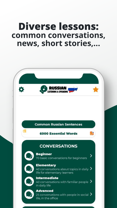 Russian ー Listening・Speaking screenshot 3