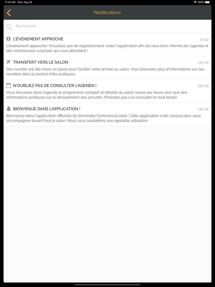 Séminaire Commercial 2020