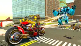 Game screenshot Raccoon Flying Bike Robot Game mod apk