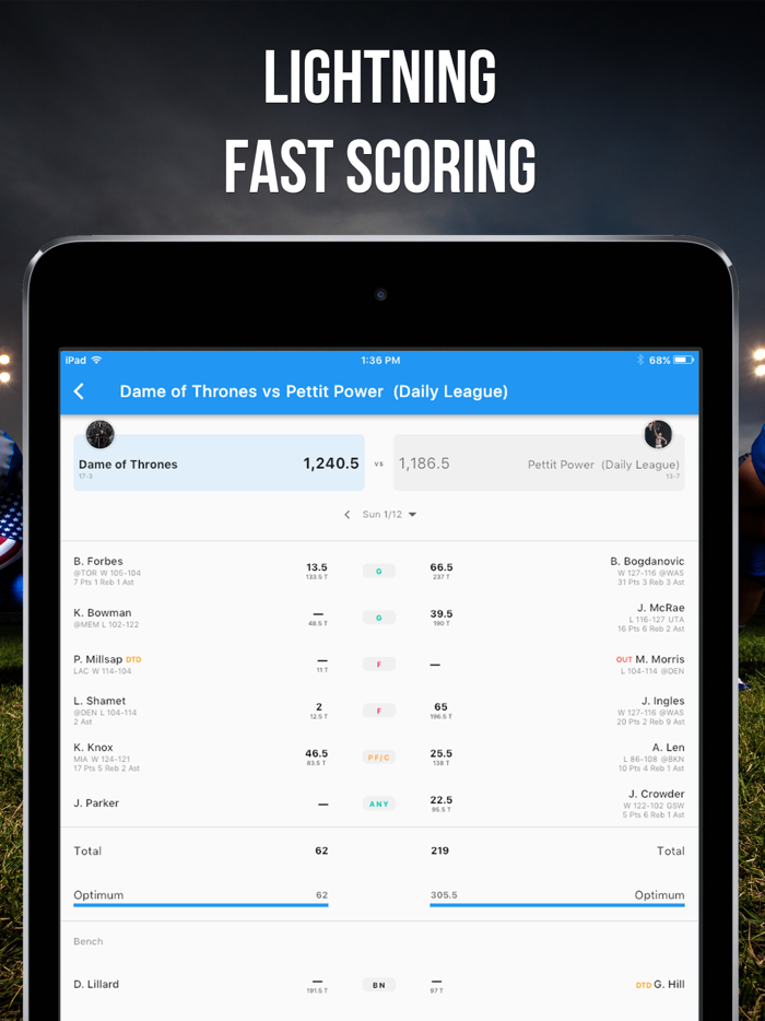 Fleaflicker Fantasy Leagues
