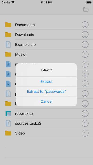 ZIP,RAR File manager & Scanner screenshot 3