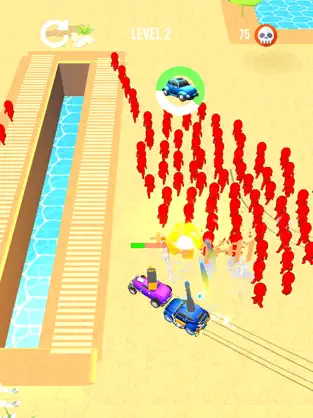 Battle Car 3D, game for IOS