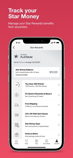 Macy's app screenshot