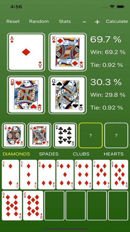 Hold'em Odds Simulator screenshot-3