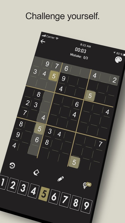 Sudoku: Clean look