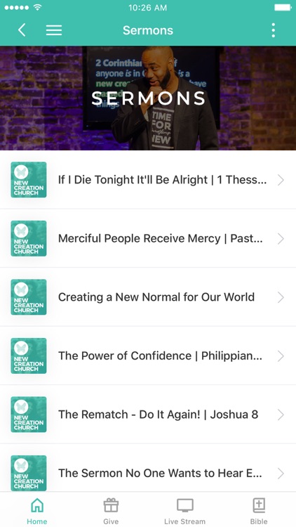 The New Creation Church App