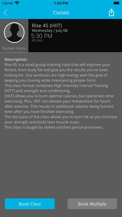 Rise RX Fitness screenshot 4