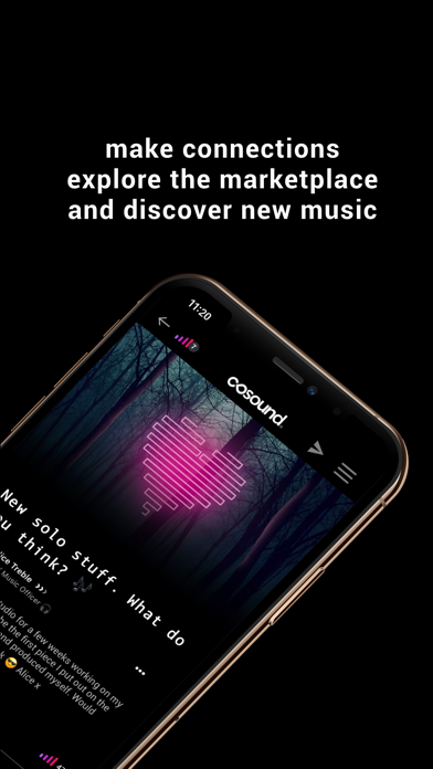 Cosound: A music industry app screenshot 3