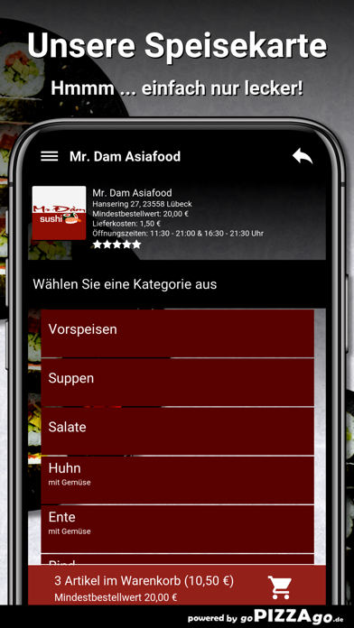 Mr. Dam Asiafood Lübeck screenshot 4