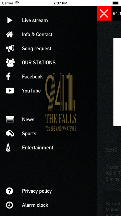 How to cancel & delete 94.1 The Falls from iphone & ipad 2