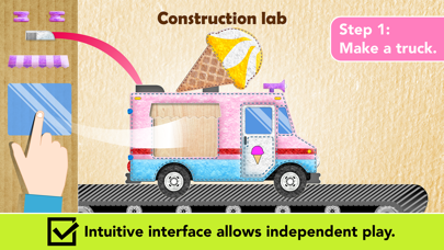 Kids Vehicles 2: Amazing Ice Cream Truck Game with Alex & Dora for Little Explorers Screenshot 3