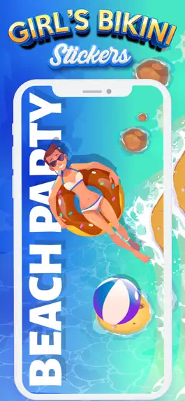 Game screenshot Girls Bikini Stickers apk