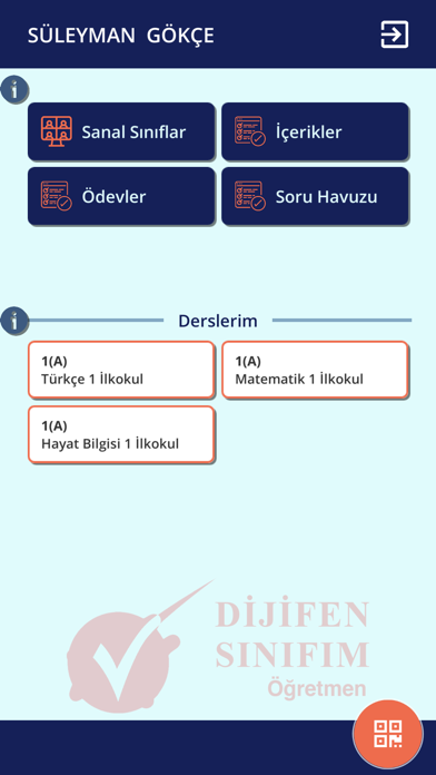 Dijifen Sınıfım Öğretmen screenshot 2