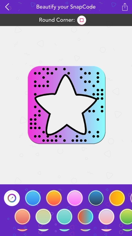 Beautify your SnapCode
