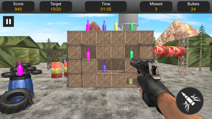 Bottle Shooting Expert Shooter