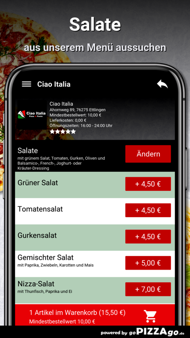 Ciao Italia Ettlingen screenshot 5