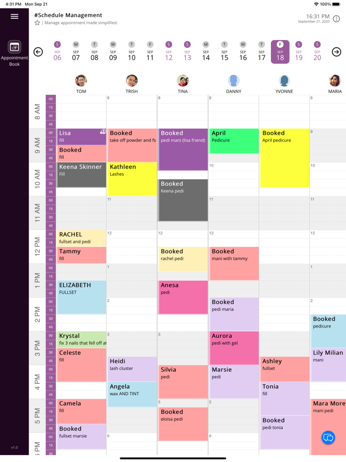 Salon Orchid Booking