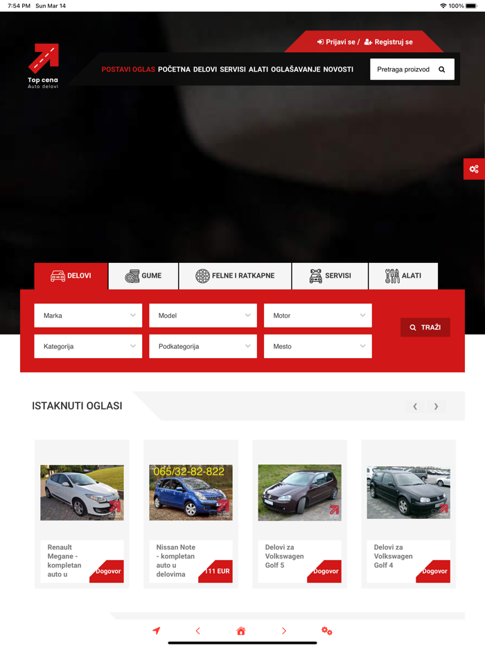 Top Cena - Auto Delovi