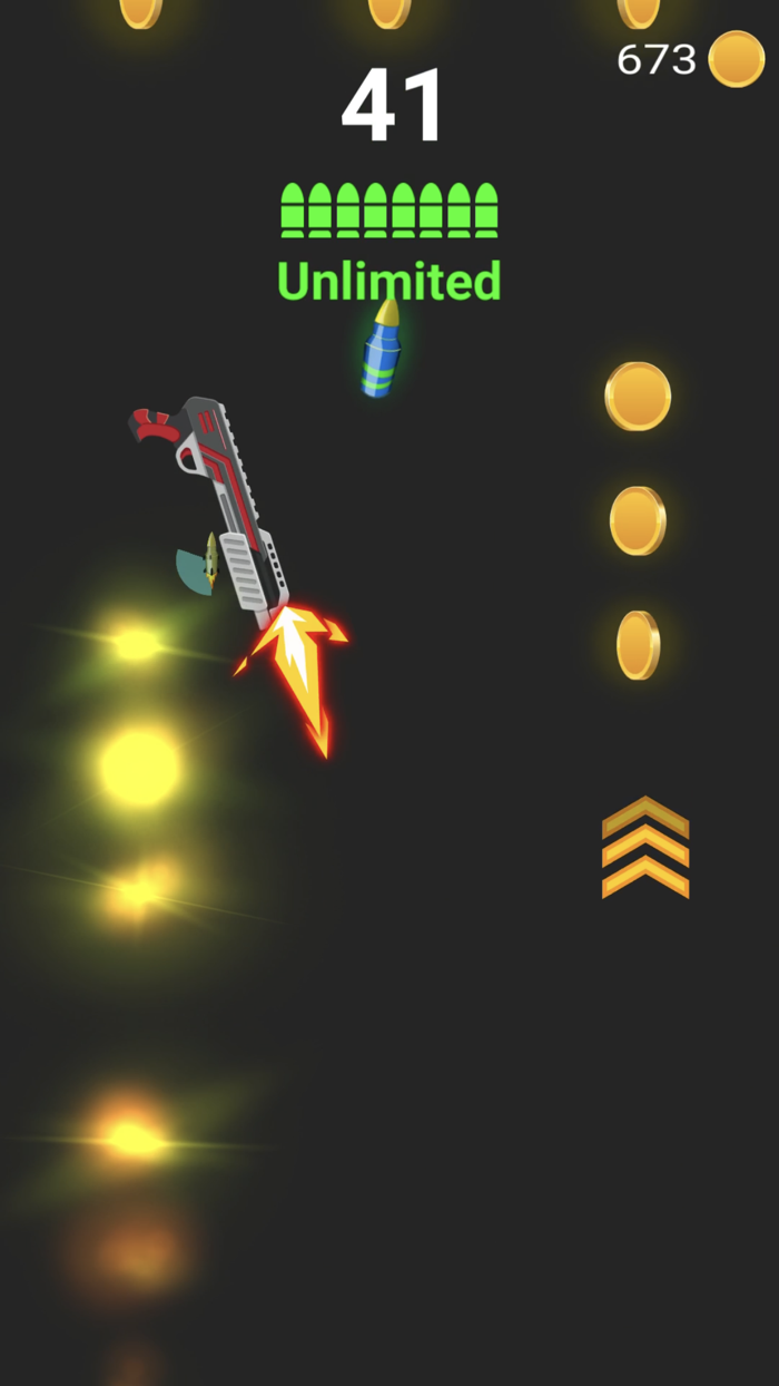 Space Gun Jump Flip Simulator