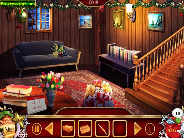 凍ったそり - クリスマス