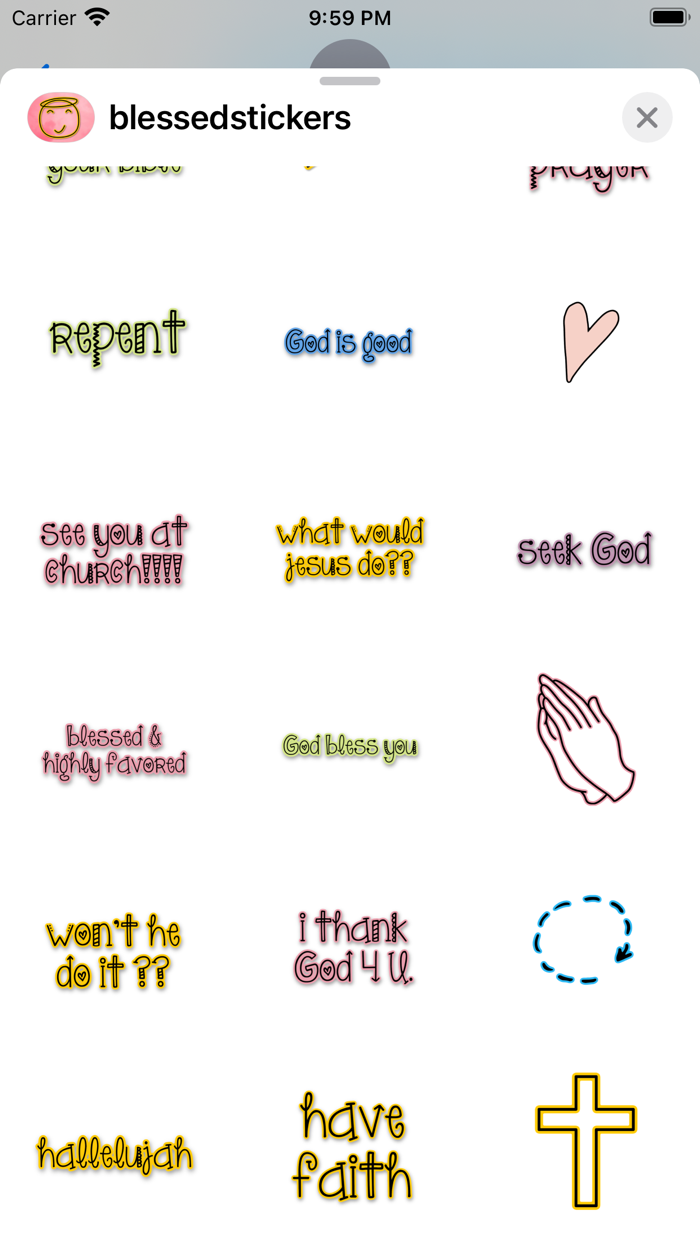 Blessed Stickers