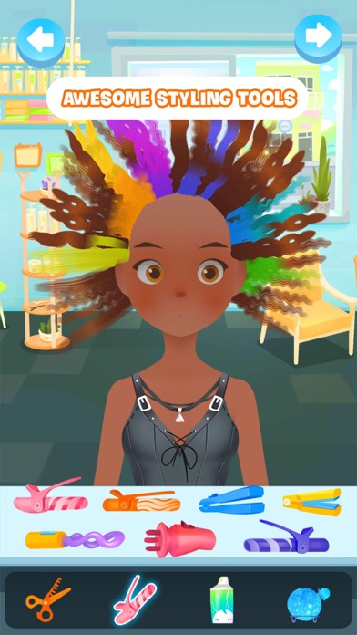 Hair salon & makeup game screenshot 2