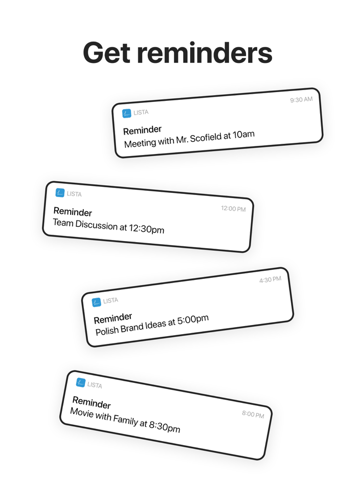 Lista - Simplified Lists