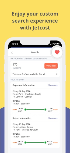 Jetcost Flights Car Rental On The App Store