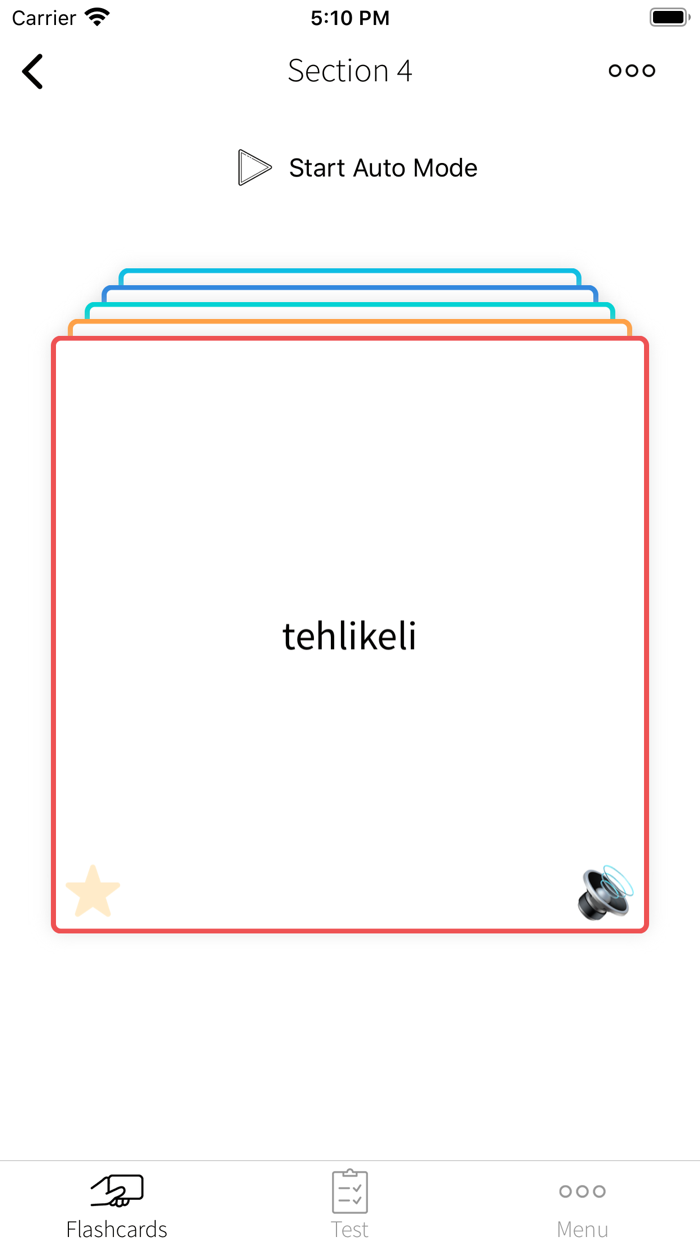 Turkish Italian Flashcards
