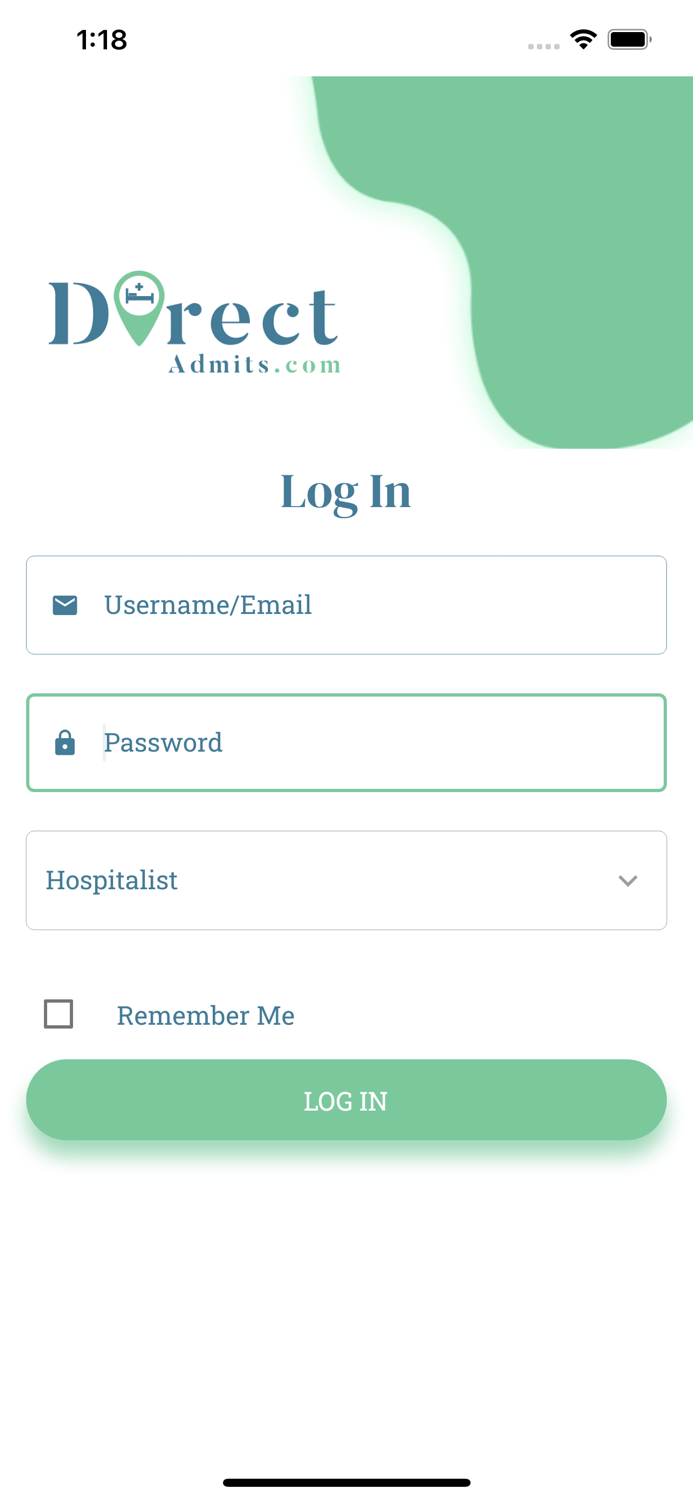 Direct Admit Hospitalist
