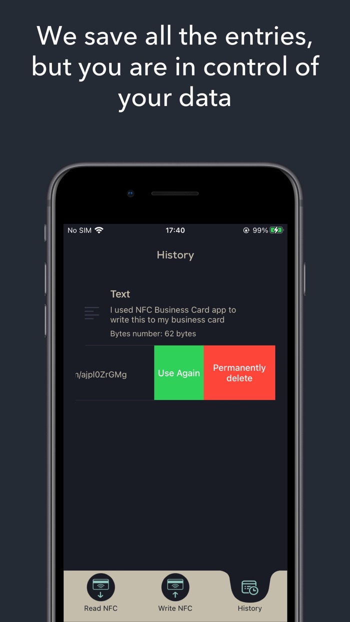 NFC Business Card - Read Write