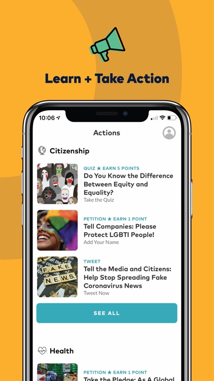 Global Citizen: Take Action
