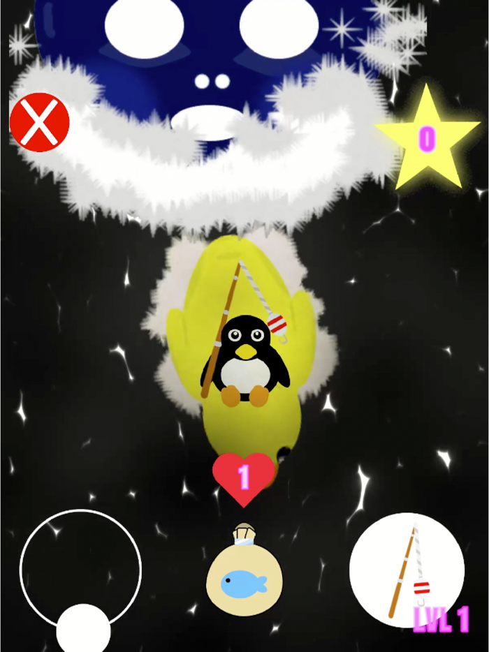 Tiny Penguin Fishing Dream