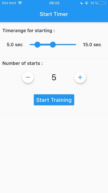 Armwrestlingtrainer-Starttimer