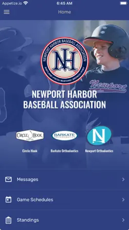 Game screenshot Newport Harbor Baseball NHBA mod apk