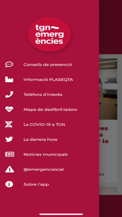 TGN Emergències screenshot 2